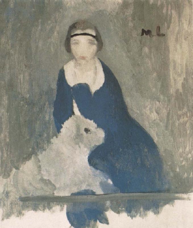 Marie Laurencin Asijici and dog oil painting image
